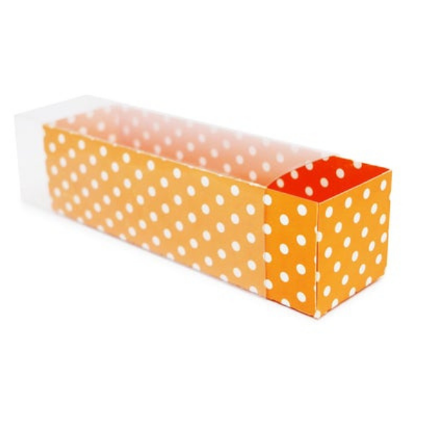 Pull Out Boxes- Made with Recyclable Material- Orange Color or Polkadot